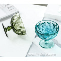 embossed small glass ice cream bowl dessert cups